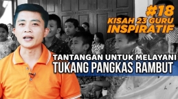 Kisah 23 Guru: Antusias Anak-anak Buat Saya Semangat Melayani - Aprius Harefa