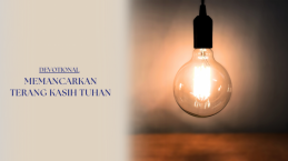 Memancarkan Terang Kasih Tuhan