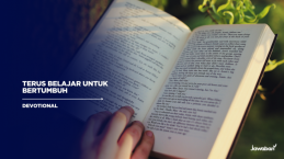 Terus Belajar untuk Bertumbuh