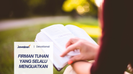 Firman Tuhan yang Selalu Menguatkan
