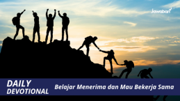 Belajar Menerima dan Mau Bekerja Sama