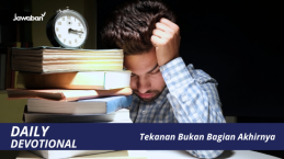 Tekanan Bukan Bagian Akhirnya