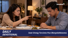 Saat Orang Tercinta Pun Menyalahkanmu