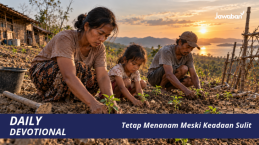 Tetap Menanam Meski Keadaan Sulit