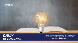 Satu-satunya yang Berharga untuk Dibawa