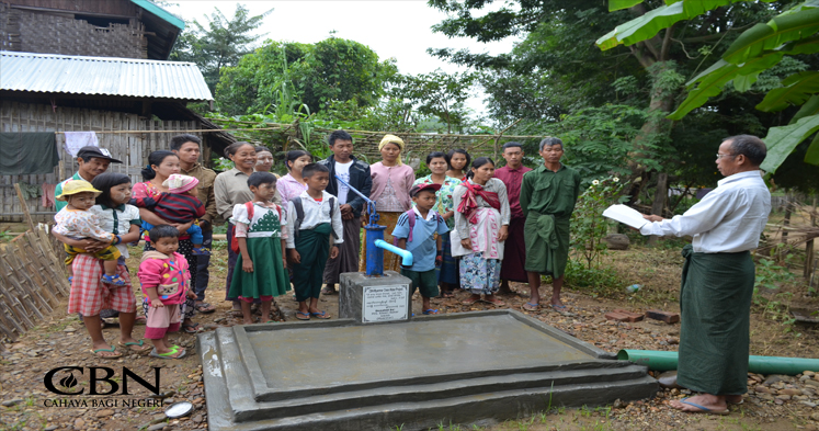 Proyek Air Bersih di Myanmar