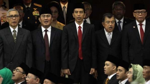 Doa, Surat, dan Tumpeng Iringi Pemerintahan Jokowi