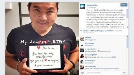 #ILoveChallenge Tantang Pria Indonesia Nyatakan Cintanya