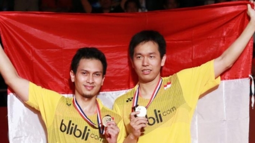 Selamat! Ahsan/Hendra Juara Dunia Bulu Tangkis