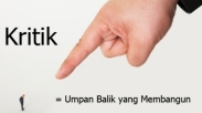 Dengarkanlah Kritik!