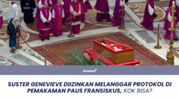 Suster Genevieve Diizinkan Melanggar Protokol di Pemakaman Paus Fransiskus, Kok Bisa?