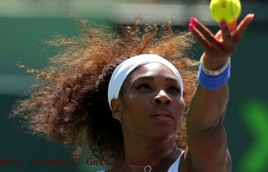 Serena Williams Gunakan Sepeda Tembus Kemacetan Ke Pertandingan