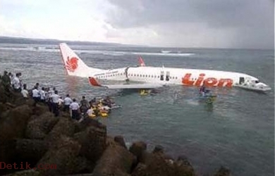 Pesawat Lion Air Kecelakaan di Laut Bali, 101 Penumpang Selamat