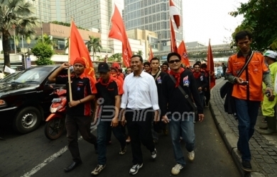 May Day, Dahlan Iskan Ikutan Demo Bersama Buruh