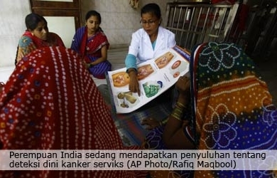 Temuan Baru Dari India, Deteksi Kanker Serviks Dengan Cuka