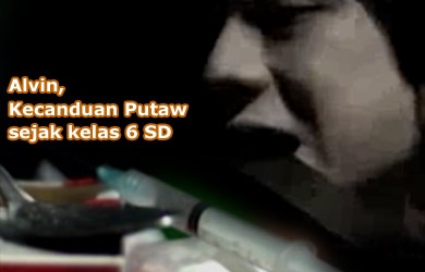 6 SD Sudah Pakai Putaw, Alvin Berakhir Idap HIV/AIDS