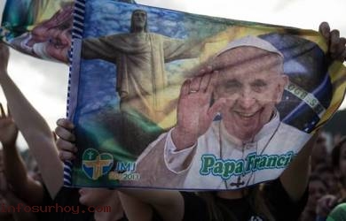 Jelang Kunjungan Paus Fransikus, Brasil Perketat Keamanan
