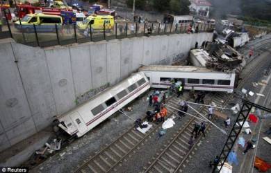 Kecelakaan Kereta Maut Spanyol, Diduga Masinis Hobi Ngebut