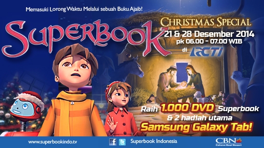 1000 Hadiah Natal Istimewa SUPERBOOK Untuk  Anak Indonesia
