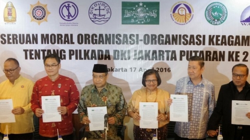 Ini Seruan 6 Tokoh Lintas Agama Kepada Umat Jelang Pilkada DKI Jakarta Putaran ke Dua