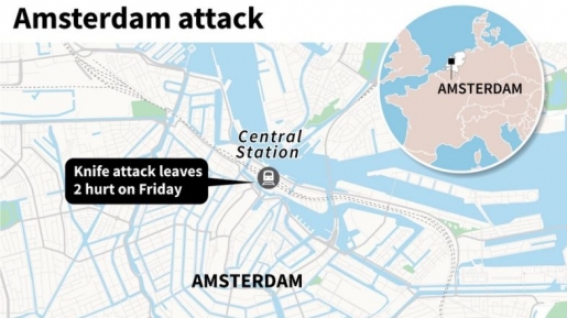 Terduga Teroris  Tusuk 2 Warga AS  di Amsterdam, Belanda. Lomba Karikatur Diduga Pemicunya