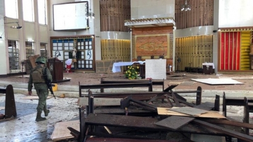 Dua Bom Serang Gereja Filipina 20 Orang Tewas, ISIS Klaim Dalang Peristiwa Sadis Ini!