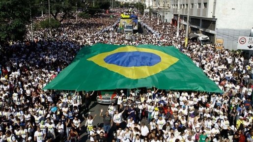 3 Juta Orang Berbaris Bagi Yesus di Brazil Serukan Bahwa Negaranya Milik Yesus