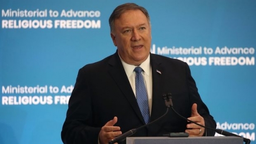 Lewat Pidatonya, Menlu AS Mike Pompeo Sampaikan 3 Tugas Seorang Pemimpin Kristen