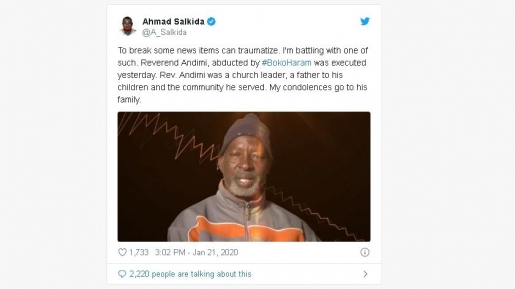 Mengerikan, Pendeta Nigeria Ini Ditemukan Tewas Setelah Beberapa Minggu Diculik Teroris!