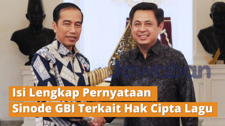 Isi Lengkap Pernyataan Sinode GBI Terkait Hak Cipta Lagu