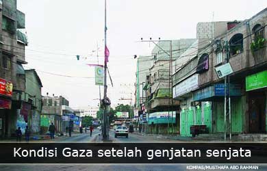 Israel- Palestina Sepakat Genjatan Senjata, Gaza Tenang