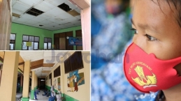 Atap Bocor dan Plafon Bolong, Mari Bantu Perbaikan Sekolah Dasar di Cibatu Ini