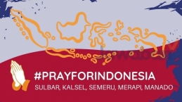Awal Tahun Negeri Ini Dirundung Bencana, #PrayForIndonesia Berkumandang