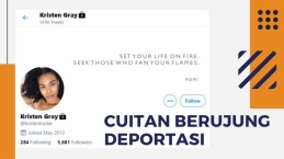 ( VIDEO) Kristen Gray, Cuitan Berujung Deportasi