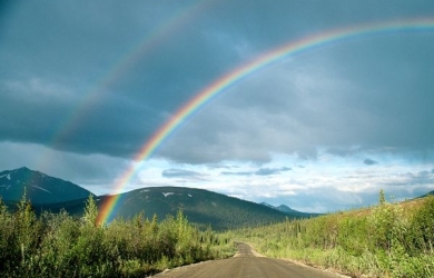 The Rainbow beyond the Rain