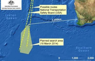 Pakar: Puing di Samudera Hindia Belum Tentu Pesawat Malaysia Airlines