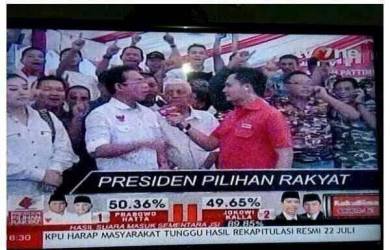 Beda dengan Lainnya, Hasil Quick Count TV One Jadi Bulan-bulanan